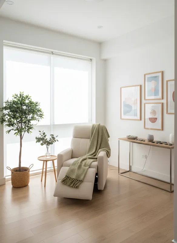 פנים מרפאת אילנית שייט שרון - חלל טיפולים מואר ומזמין